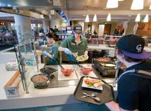 Snyder-Phillips Dining Hall on Oct. 11, 2010.